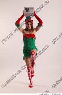 01 2018 01 VERONIKA ELF STANDING POSE WITH BOX